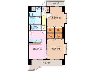 五十鈴ケ丘駅 徒歩30分 5階の物件間取画像